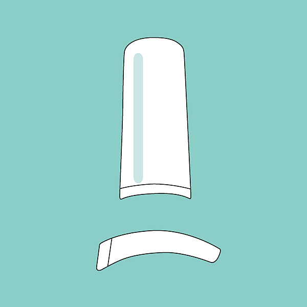 El�l sz�k�l� frosted clear tip, 50 db