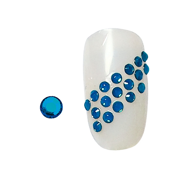 K�r�mstrasszok, 20 db capri blue SS5