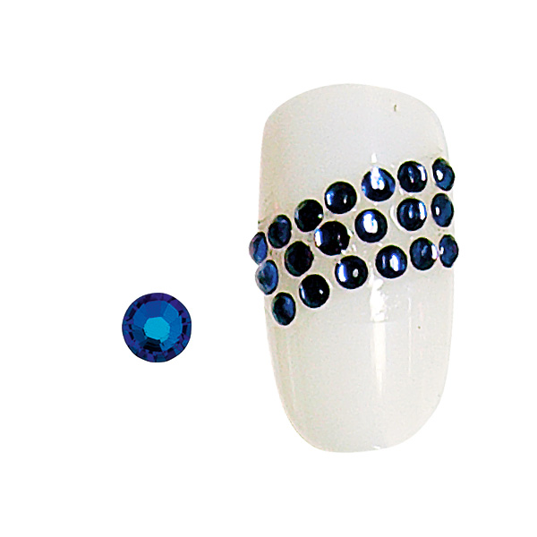 K�r�mstrasszok, 20 db crystal meridian blue SS5