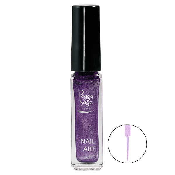 Nail art k�r�mlakk violet m�tallis� 7ml