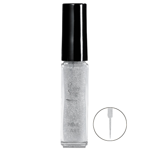 Nail art k�r�mlakk paillet� argent 7ml