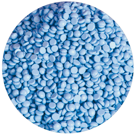 Granul�tum azul�n, k�k sz�n�  